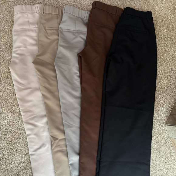 Abercrombie & Fitch Women’s Sloan Tailored Wide Leg Pants (5 pair) - Picture 4 of 6